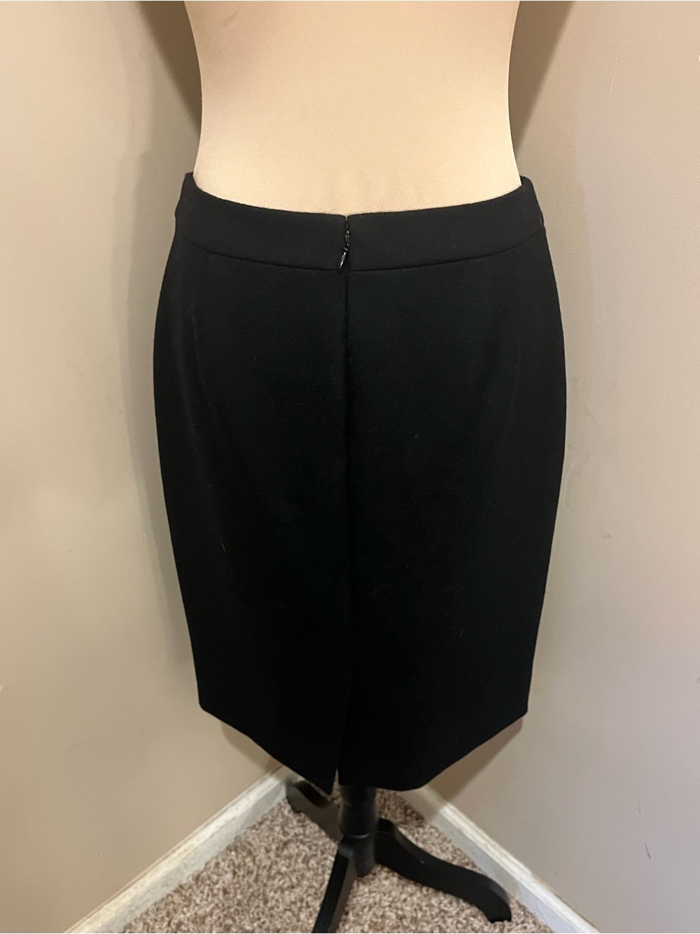 J. Crew Black Classic Pencil Skirt